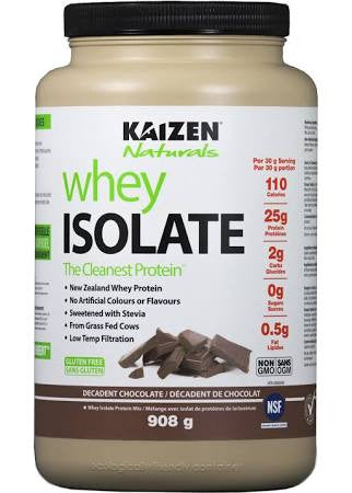 Kaizen Naturals Whey Protein Decadent Chocolate 908g